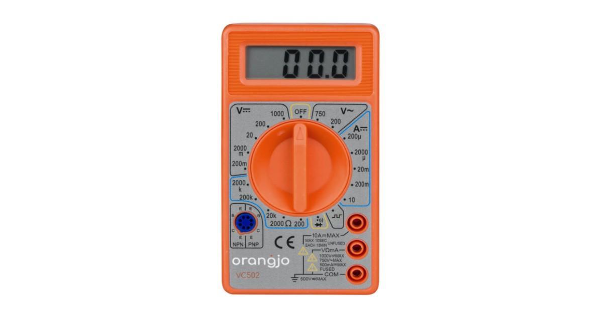 Multimeeter ORANGJO VC502 CATIII