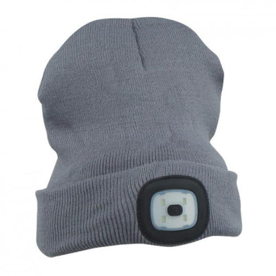 Müts LED valgustusega 1W USB laetav hall