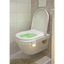 Öövalgusti LED WC 0,13W 5 lm 2000K RGB+W 3×AAA IP20 sensoriga valge 50×85×137 mm