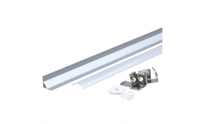 LED nurgaprofiil 16x16 2m hall alumiinium IP20