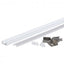 LED alumiiniumprofiil pp 17,4x6 2m valge IP20
