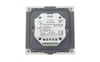 LED dimmer süv. 12V/24V 3 kanalit 12,5A IP20 valge