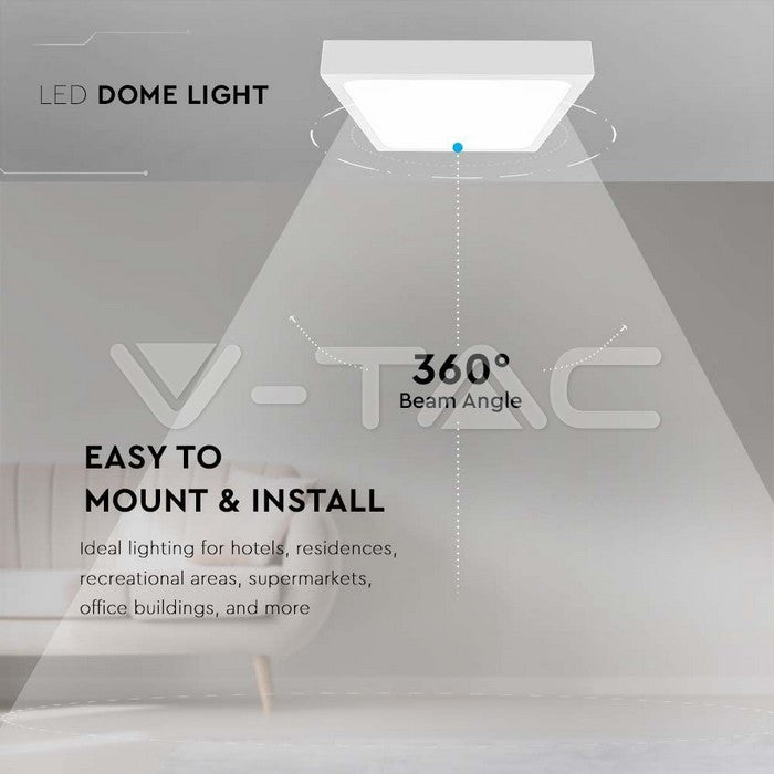 Valgusti LED 18W 1800lm 4000K valge IP44