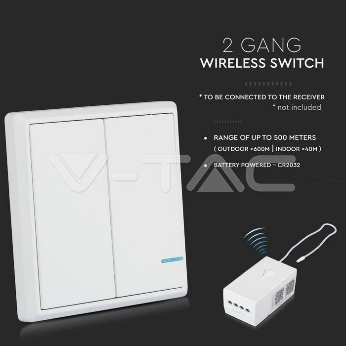 Grupilüliti pinnapealne juhtmevaba IP54 valge