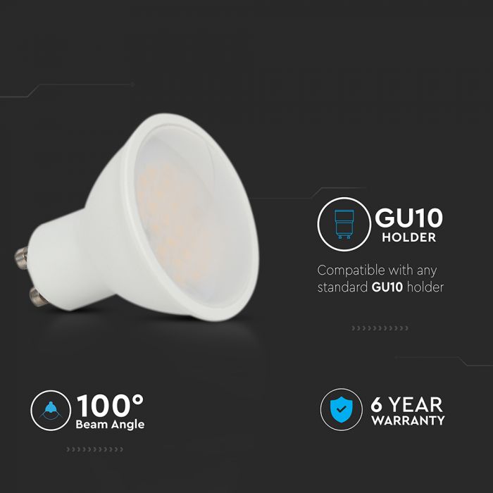 LED lamp GU-10 10W 1000lm 4000K
