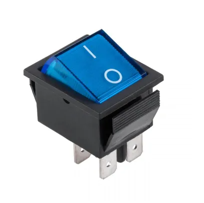 Klahvlüliti 2*ON-OFF 15A indikaator sinine