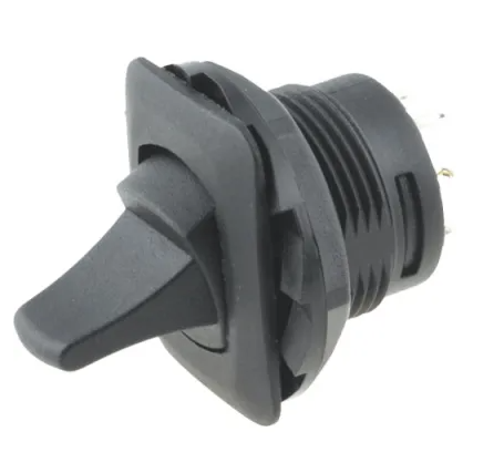 Klahvlüliti 2*ON-ON 6A pikk nupp must 250V