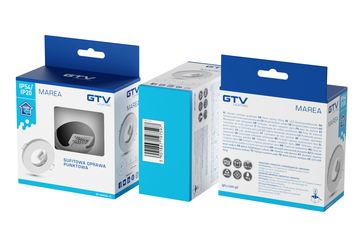 Ripplaevalgusti MAREA IP54/IP20