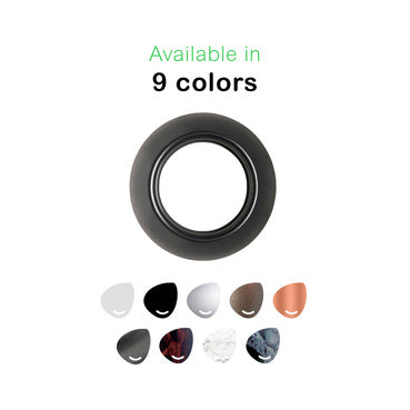 RENOVA Frame 1x round, black