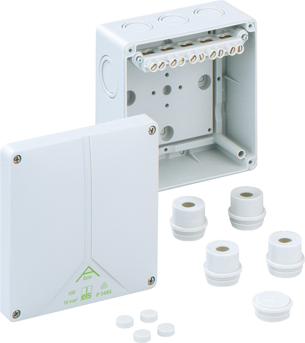 ABOX 100-10 harukarp klemmidega 10mm² hall