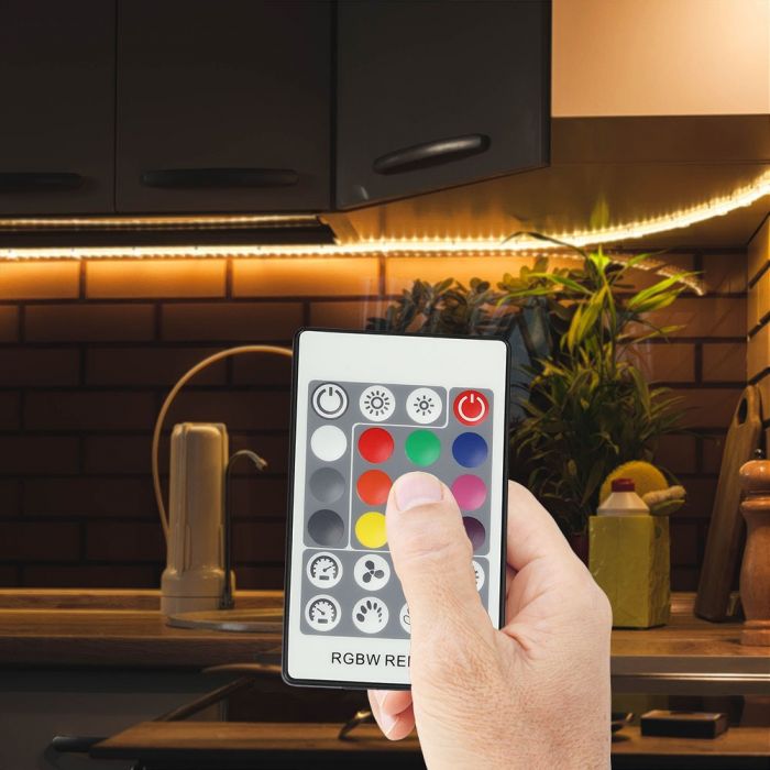 LED juhtplokk+pult RGB+W 12V:288W 24V:576W