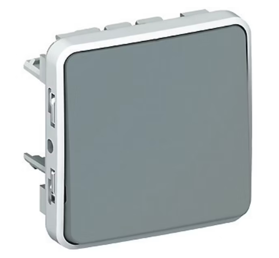 Veksellüliti IP55 süvistatav hall PLEXO vedruklemm