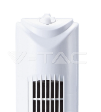 Tornventilaator 45W valge põrandale