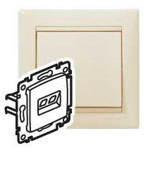 Valena CAT6 2x beež