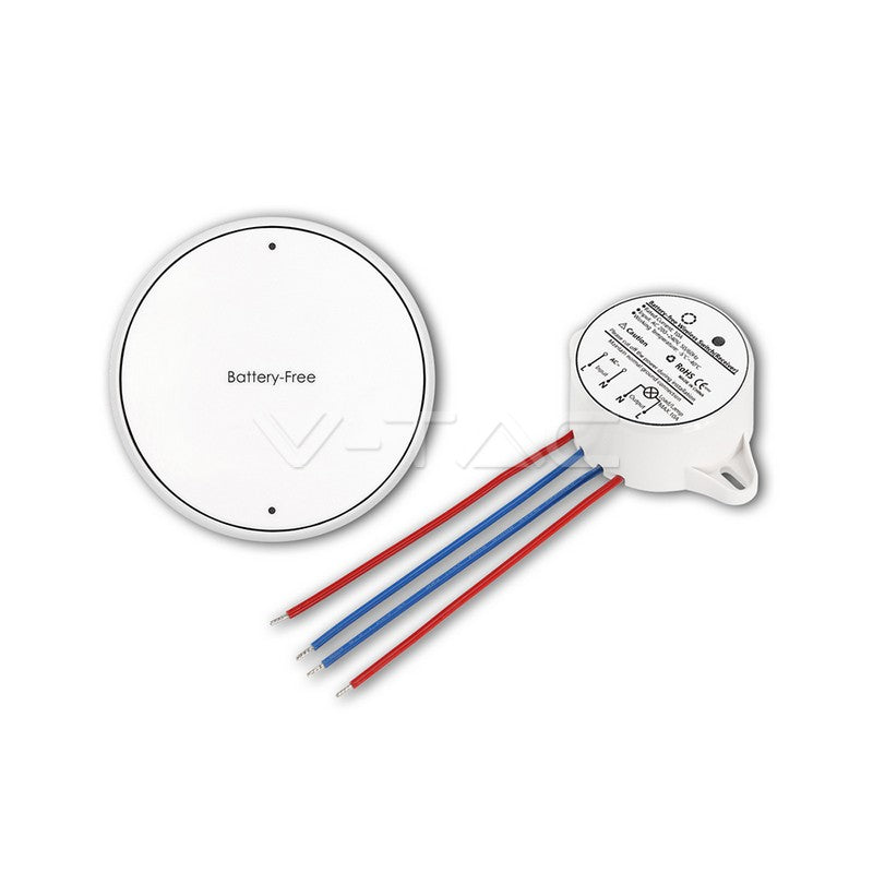 Juhtmevaba lüliti 1 kanal RF vastuvõtjaga 30m IP20