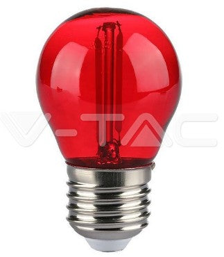 LED lamp E27 2W 60lm 300c punane