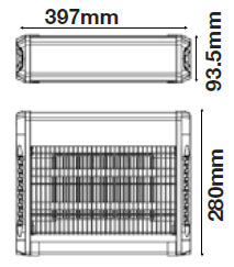 Sääsegrill elektriline 20W <80m2  80000h IP20
