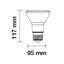 LED lamp E27 11W 825lm 3000K