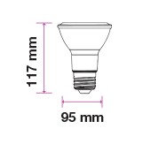 LED lamp E27 11W 825lm 3000K