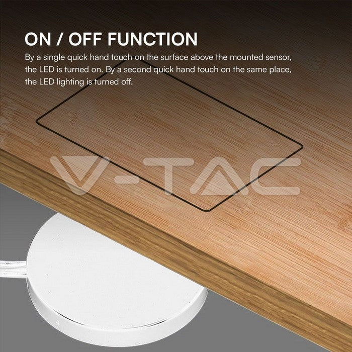 Dimmerlüliti puuteplaadiga valge 12/24V DC 6A peidetav