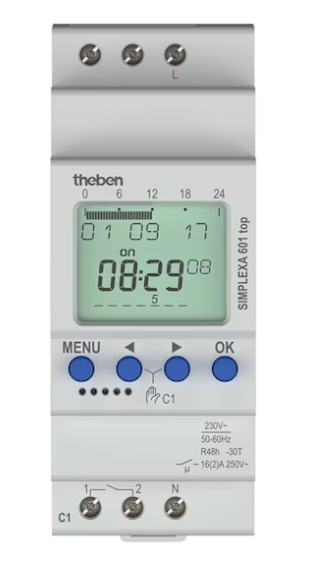 Digitaalne programmkell 1 kanaliga