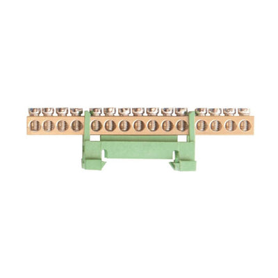 Maanduslatt avatud 15 osa 16 mm² 60 A roheline