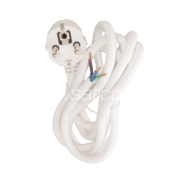 Pistikuga juhe 5m valge 3x1,5mm2