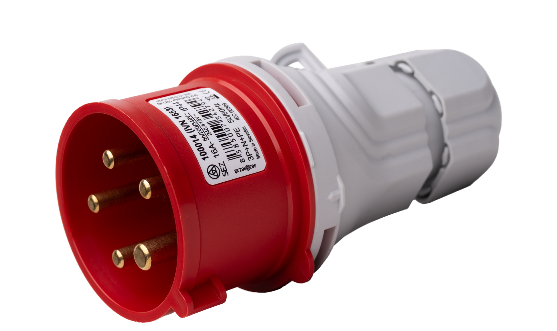 Pistik 16A 5P IP44 punane