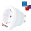 Reisiadapter Austraalia,Hiina-EURO valge 16A