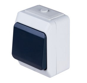 Veksellüliti pinnapealne 10A IP44 hall NORTIC