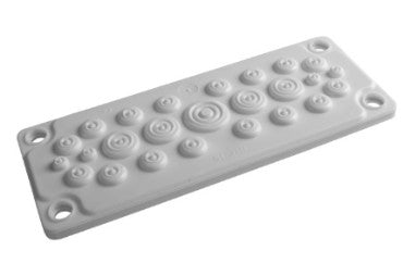 Multiläbiviik HTB-10 10 läbiviiku, hall, IP55