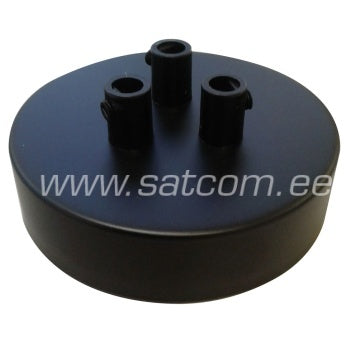 Laekate metall must  3-le kaablile