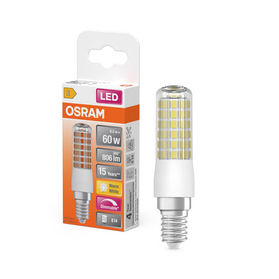 LED lamp E14 6,5W/827 806lm 320* T Slim 60 DIM