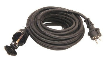 Jätkujuhe 20m 3x1,5 kummikaabel IP44 must