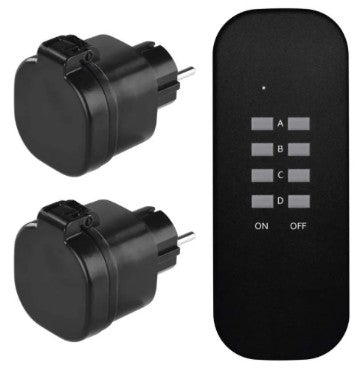 Kaugjuhitavad pistikupesad IP44