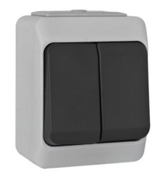 Grupilüliti pinnapealne 10A IP44 hall NORTIC