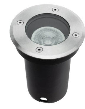 Süvistatav õuevalgusti GU10 IP66 IK09 110×110×110 mm inox
