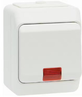 Veksellüliti tulega pp valge IP44