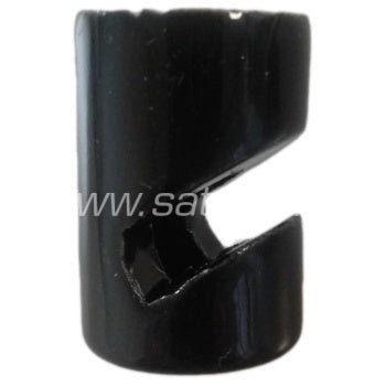 Juhtme konks keraamiline must