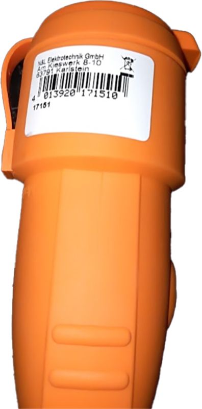 Jätkupesa maandusega 16A oranž IP44