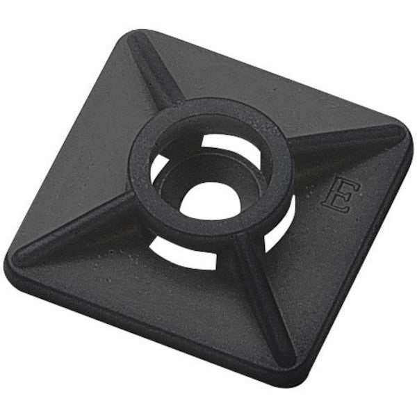 Kaablisideme liimalus, ava 3,6mm, must