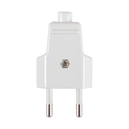 Pistik valge 10A lapik