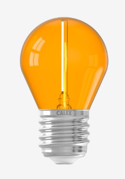 LED lamp E27 1W oranž