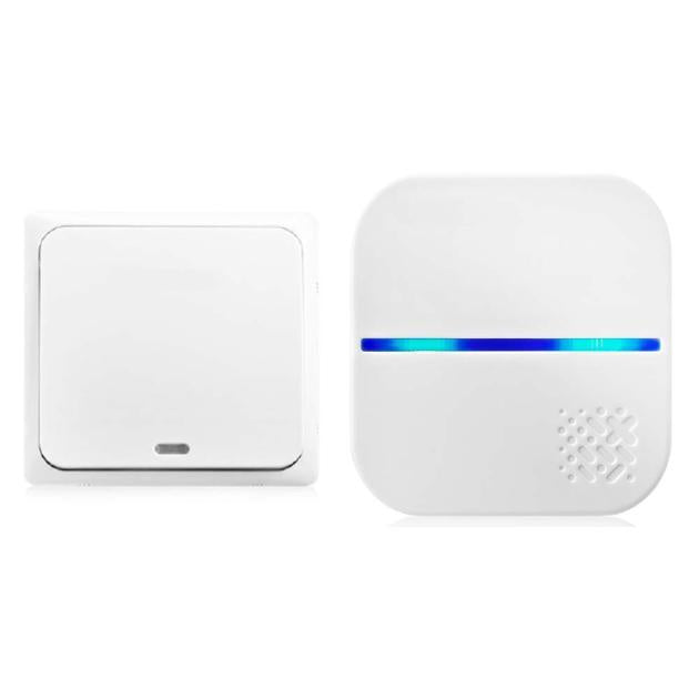 Uksekell KINETIC, 58 meloodiat, 100m, 230V, valge