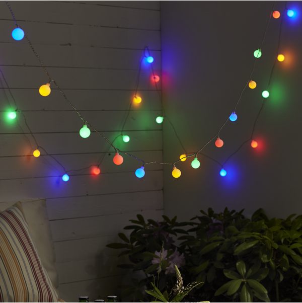 Valguskett 2,1W 50-LED IP44 VÄRVILINE
