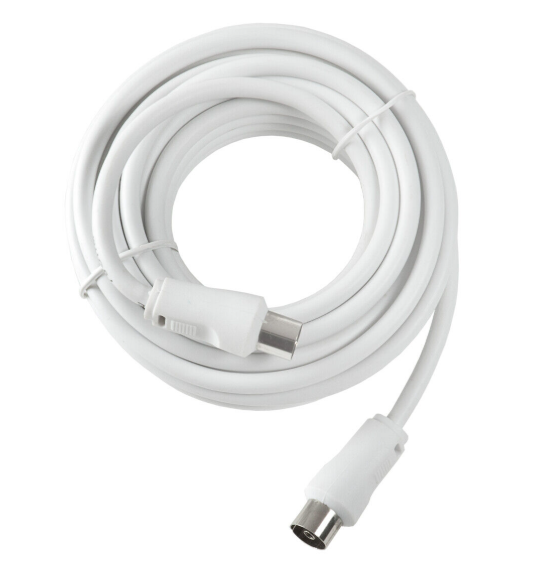 Antennikaabel 2,5m valge