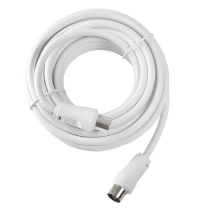 Antennikaabel 2,5m valge