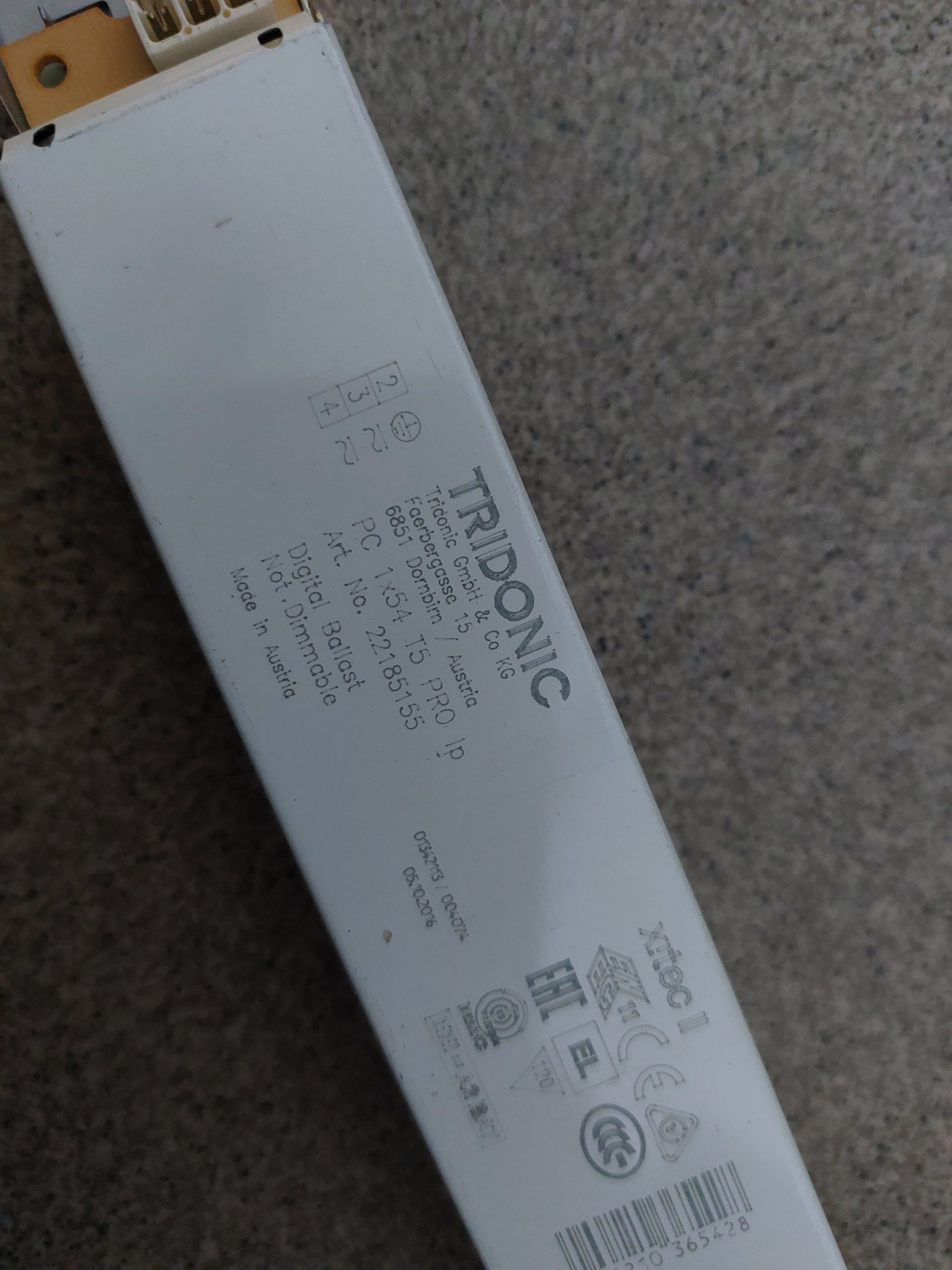 Elektrooniline liiteseade Tridonic PC 1/54 T5 PRO lp, 1×54 W T5