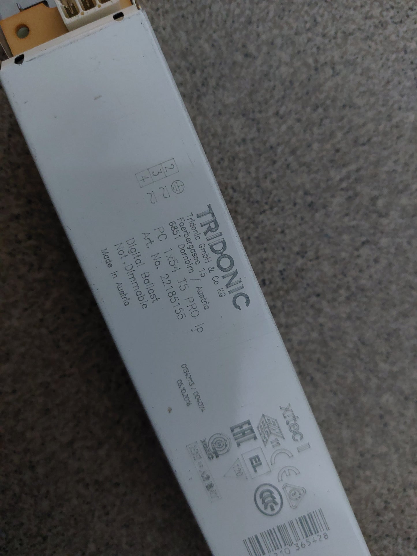 Elektrooniline liiteseade Tridonic PC 1/54 T5 PRO lp, 1×54 W T5