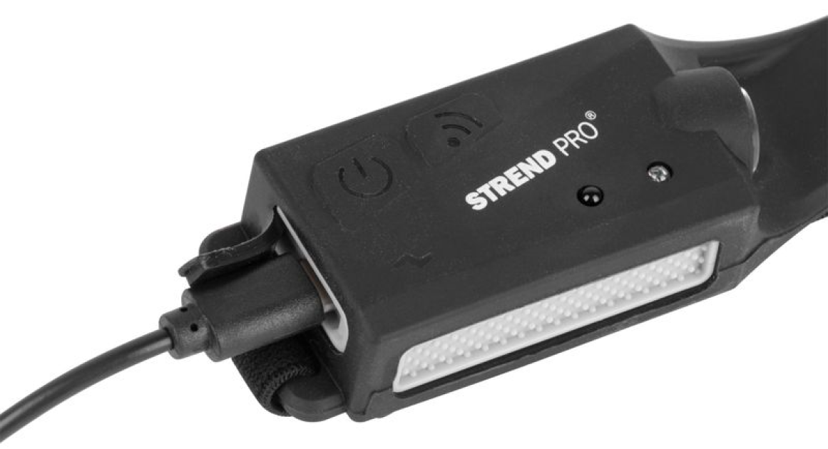 Pealamp LED 5W 200 lm 1200 mAh USB IP65 liikumisanduriga